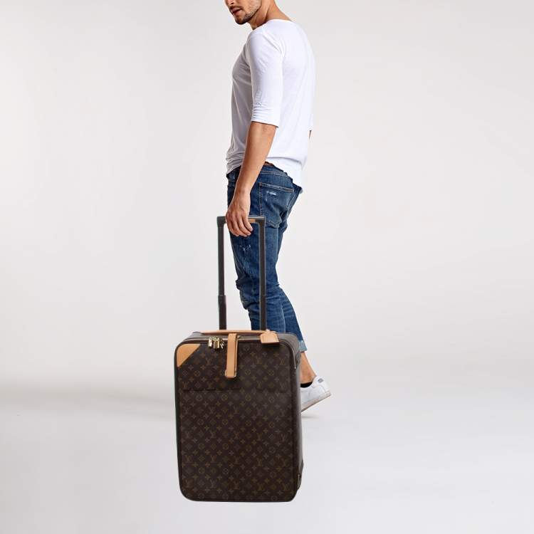 Pre Owned Louis Vuitton Monogram Canvas Pegase 50 Business Luggage