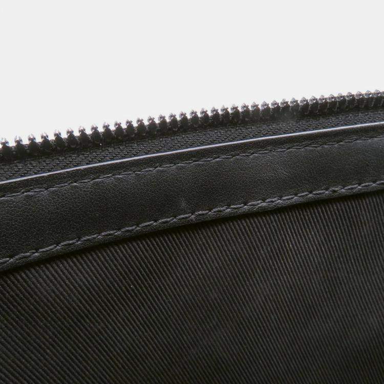 Pre Owned Louis Vuitton Sac Plat Noir Monogram Taurillon Leather Tote Bag