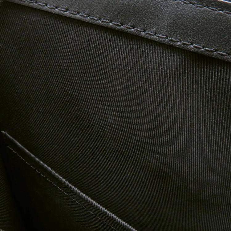 Pre Owned Louis Vuitton Sac Plat Noir Monogram Taurillon Leather Tote Bag