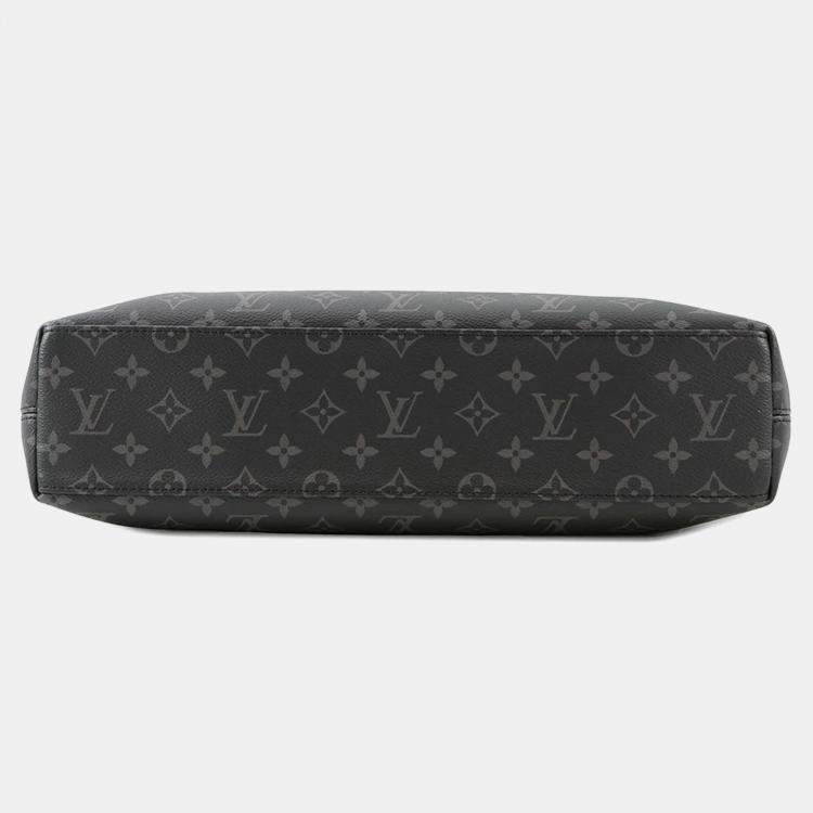 Pre Owned Louis Vuitton Briefcase Explorer Noir Monogram Eclipse
