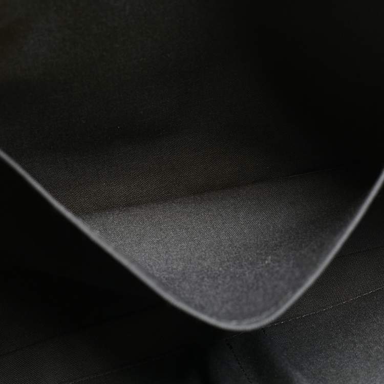 Pre Owned Louis Vuitton Black Taiga Leather Porte Documents Briefcase Bag