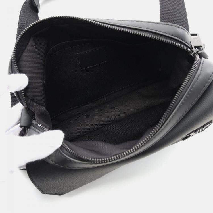 Pre Owned Louis Vuitton Fastline Shoulder Bag Leather Aerogram Black
