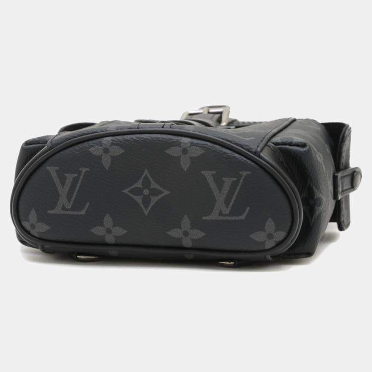 Pre Owned Louis Vuitton Monogram Eclipse Nano Christopher Shoulder Bag
