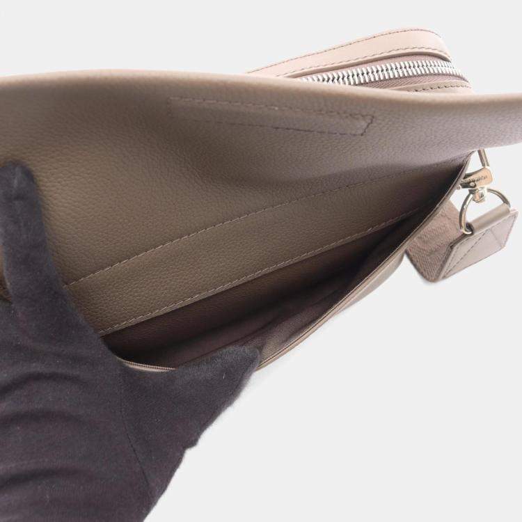 Pre Owned Louis Vuitton Fastline Messenger Shoulder Bag Leather Aerogram Brown
