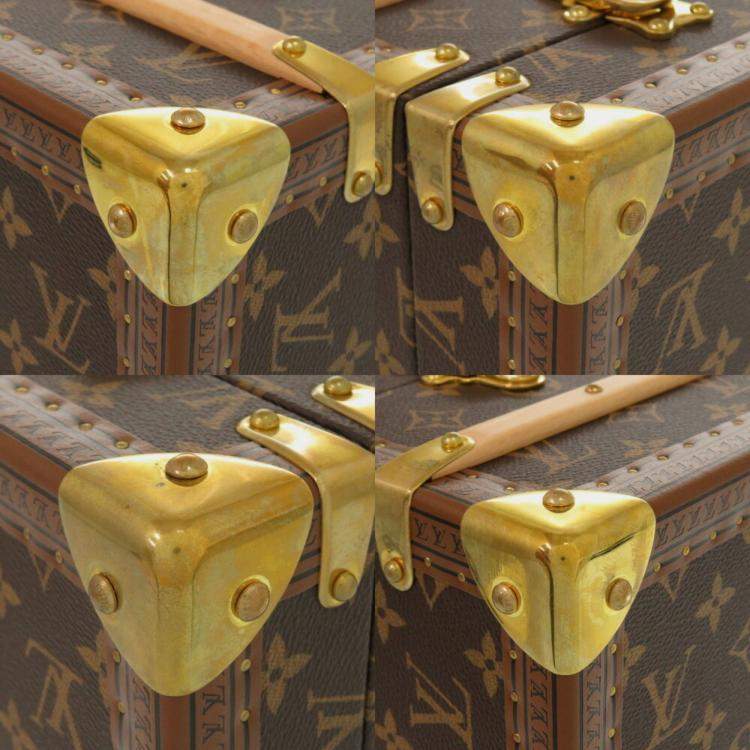 Pre Owned Louis Vuitton Coffret Champagne Brown Monogram Canvas Trunk