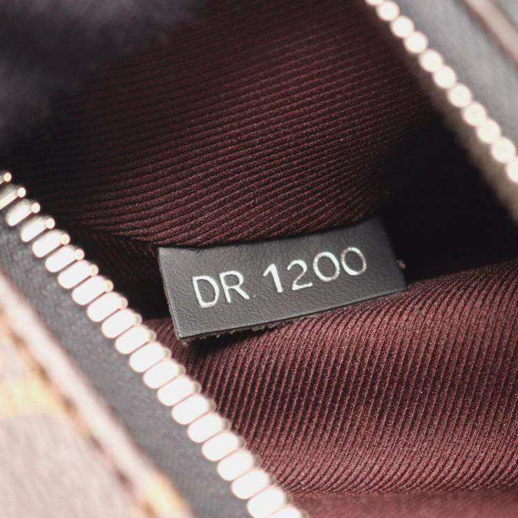 Pre Owned Louis Vuitton Josh Coated Canvas And Leather Monogram Macassar Backpack Brown Black