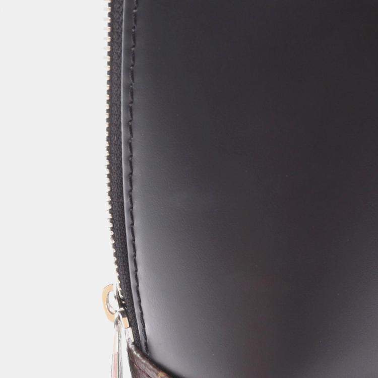 Pre Owned Louis Vuitton Josh Coated Canvas And Leather Monogram Macassar Backpack Brown Black