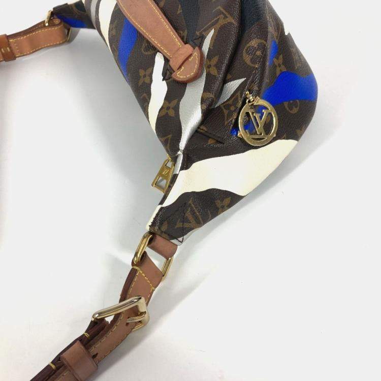 Pre Owned Louis Vuitton Monogram League Of Legends Collaboration Bum Bag Tote Canvas Brown