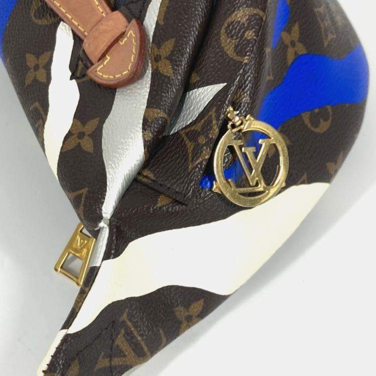 Pre Owned Louis Vuitton Monogram League Of Legends Collaboration Bum Bag Tote Canvas Brown