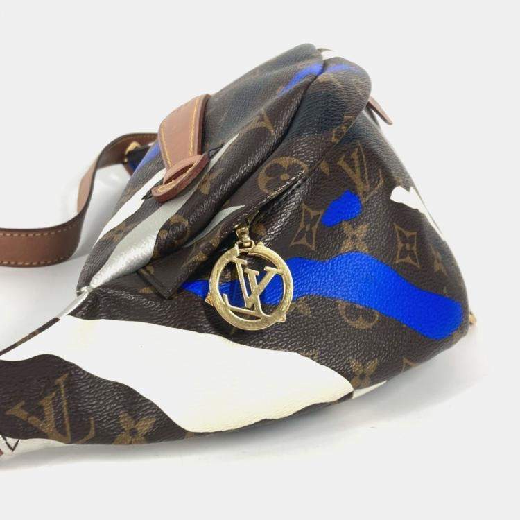 Pre Owned Louis Vuitton Monogram League Of Legends Collaboration Bum Bag Tote Canvas Brown