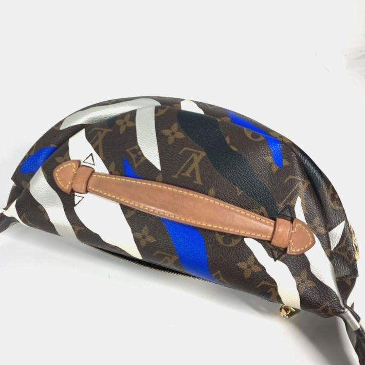 Pre Owned Louis Vuitton Monogram League Of Legends Collaboration Bum Bag Tote Canvas Brown