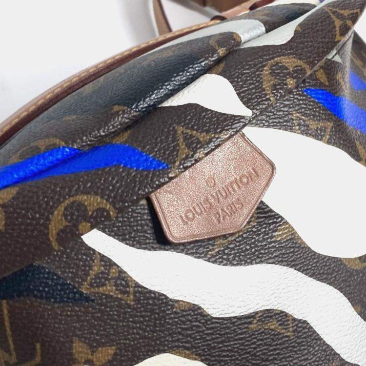 Pre Owned Louis Vuitton Monogram League Of Legends Collaboration Bum Bag Tote Canvas Brown