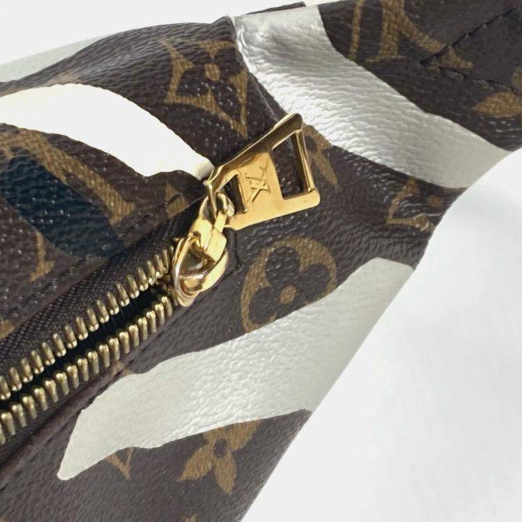 Pre Owned Louis Vuitton Monogram League Of Legends Collaboration Bum Bag Tote Canvas Brown