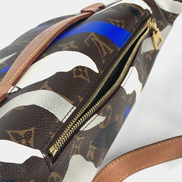 Pre Owned Louis Vuitton Monogram League Of Legends Collaboration Bum Bag Tote Canvas Brown