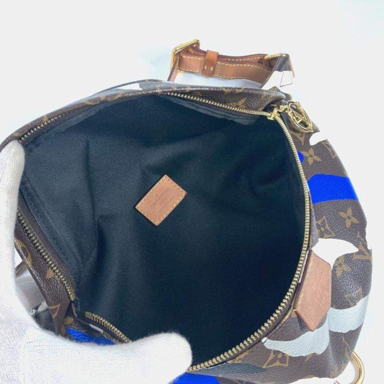 Pre Owned Louis Vuitton Monogram League Of Legends Collaboration Bum Bag Tote Canvas Brown