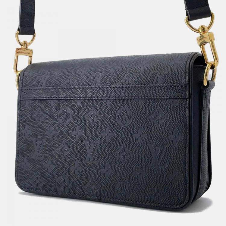 Pre Owned Louis Vuitton Studio Messenger Noir Monogram Empreinte Leather Cowhideleather Nbacollaboration