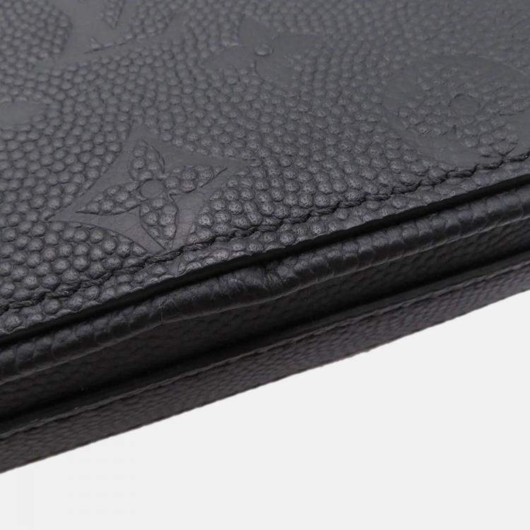 Pre Owned Louis Vuitton Studio Messenger Noir Monogram Empreinte Leather Cowhideleather Nbacollaboration
