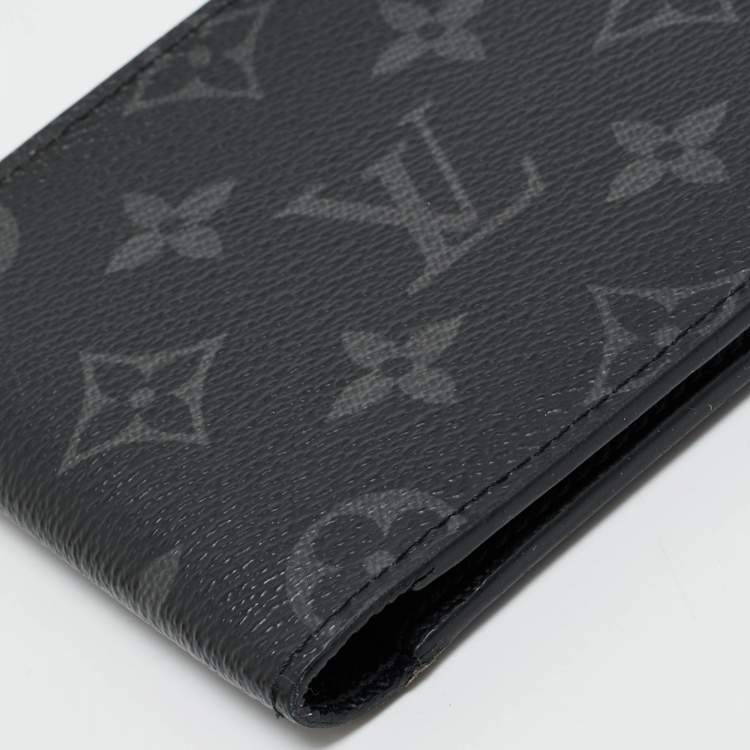 Pre Owned Louis Vuitton Monogram Eclipse Canvas Multiple Wallet