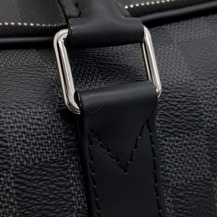 Pre Owned Louis Vuitton Black PVC Graphite E-Care