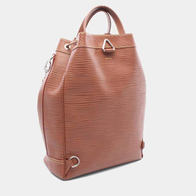 Pre Owned Louis Vuitton Maxi Noe Brown Epi Leather Sling Handbag