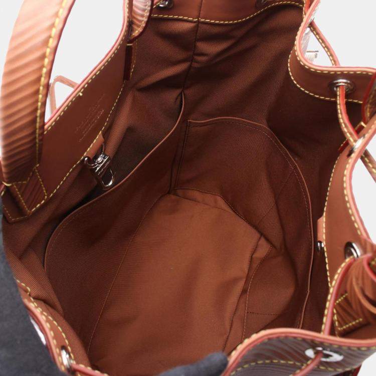 Pre Owned Louis Vuitton Maxi Noe Brown Epi Leather Sling Handbag