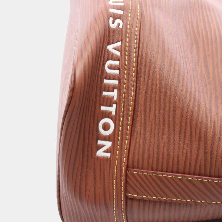 Pre Owned Louis Vuitton Maxi Noe Brown Epi Leather Sling Handbag