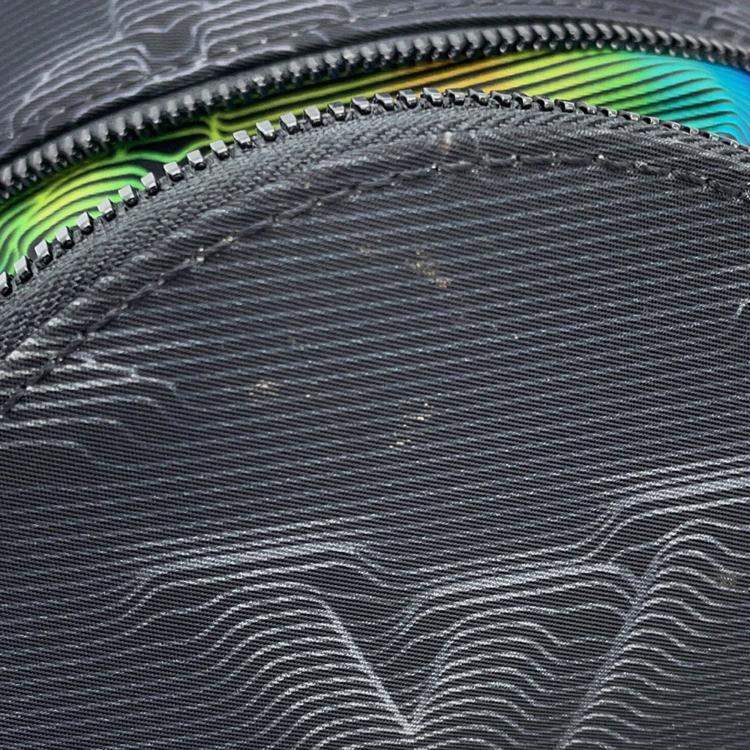 Pre Owned Louis Vuitton 2054 Ii Expandable Polochon Black Nylon Leather Bag