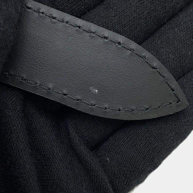 Pre Owned Louis Vuitton Lv × Yk Sac Plat Noir Monogram Eclipse Painted Dot