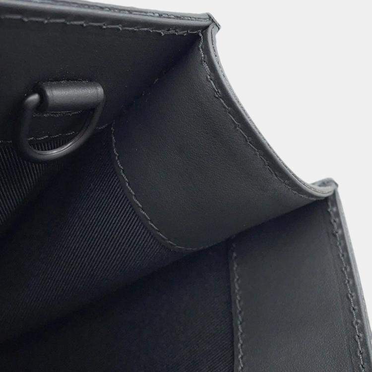 Pre Owned Louis Vuitton Lv × Yk Sac Plat Noir Monogram Eclipse Painted Dot