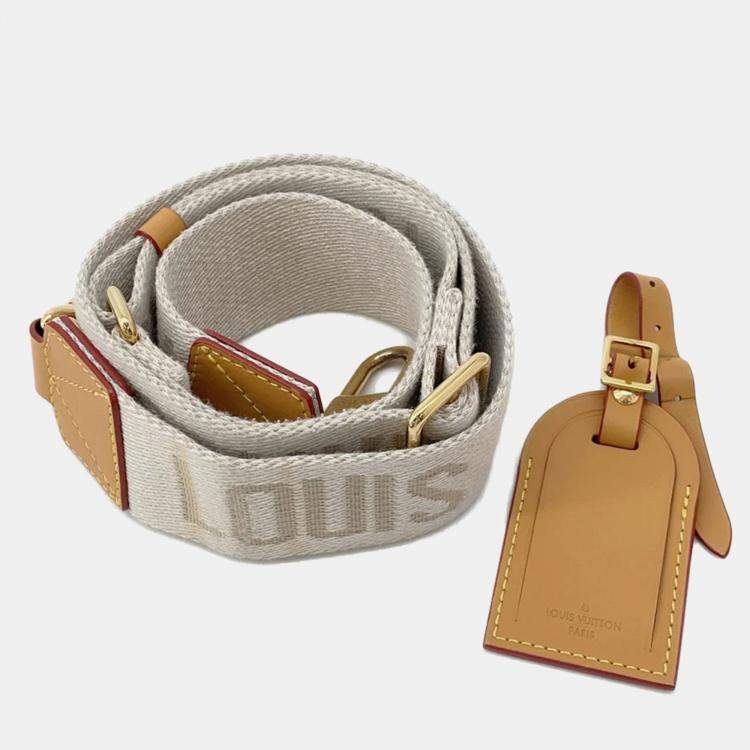 Pre Owned Louis Vuitton Sac Plat Messenger Brown Monogram Stripe