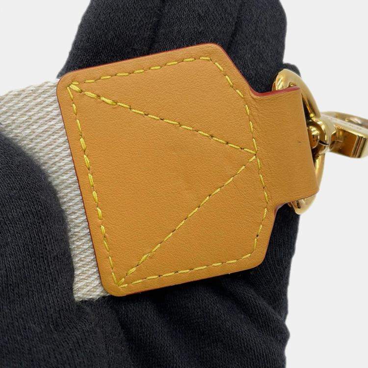 Pre Owned Louis Vuitton Sac Plat Messenger Brown Monogram Stripe