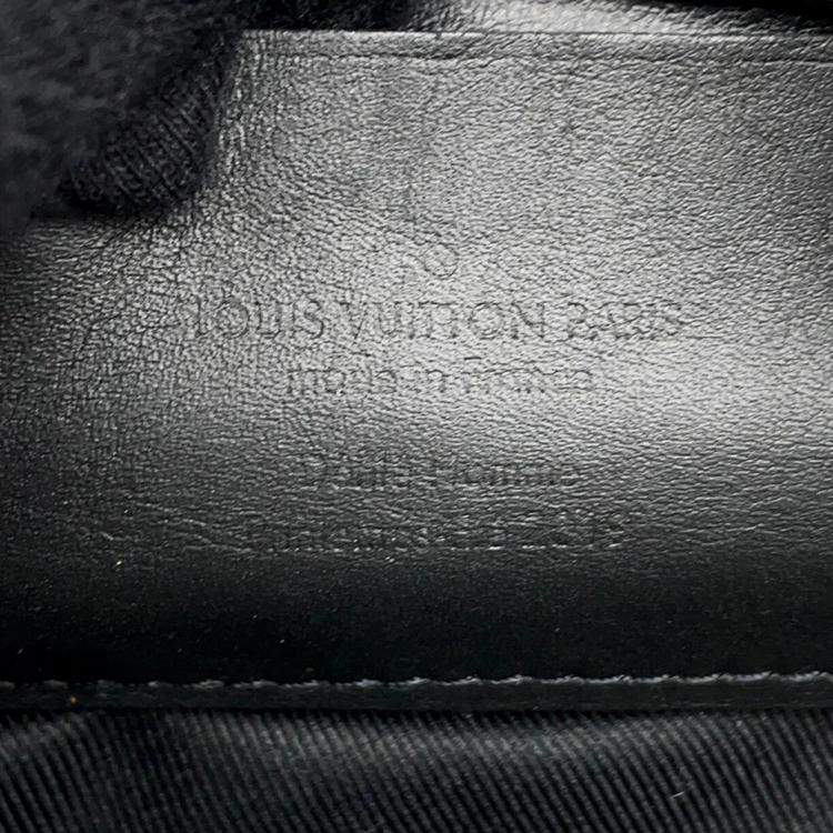 Pre Owned Louis Vuitton Pochette Volga Noir Monogram / Solar Powered Ray