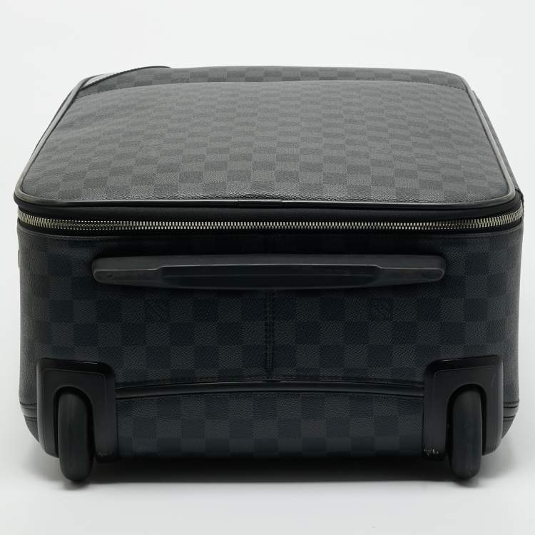 Pre Owned Louis Vuitton Damier Graphite Canvas Pegase 55 Luggage