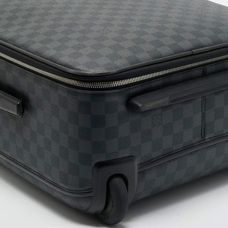 Pre Owned Louis Vuitton Damier Graphite Canvas Pegase 55 Luggage