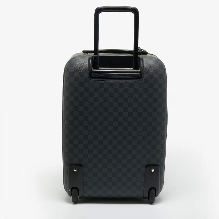 Pre Owned Louis Vuitton Damier Graphite Canvas Pegase 55 Luggage