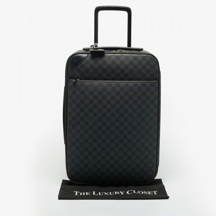 Pre Owned Louis Vuitton Damier Graphite Canvas Pegase 55 Luggage