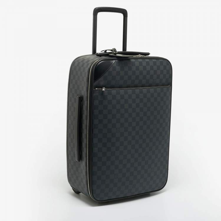 Pre Owned Louis Vuitton Damier Graphite Canvas Pegase 55 Luggage