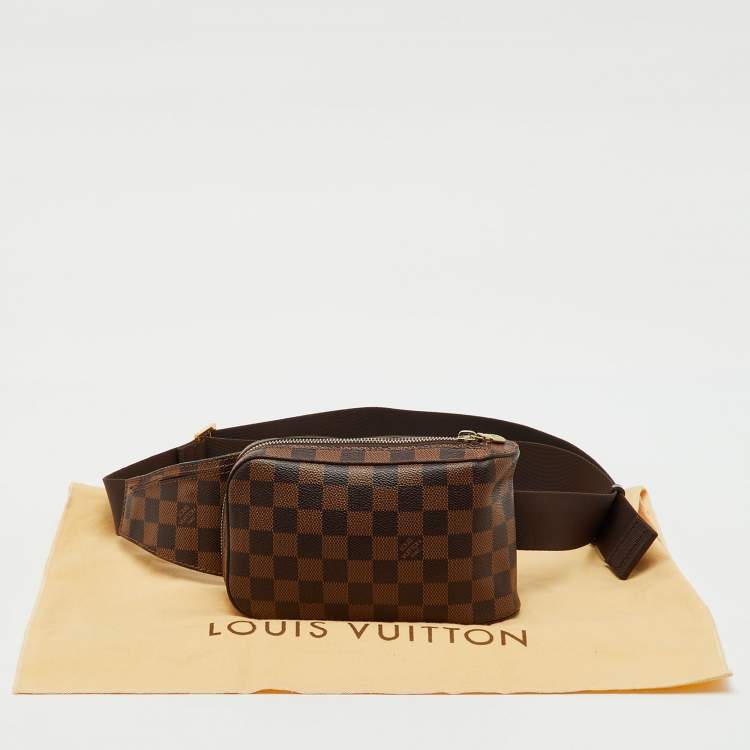 Pre Owned Louis Vuitton Damier Ebene Canvas Geronimos Belt Bag