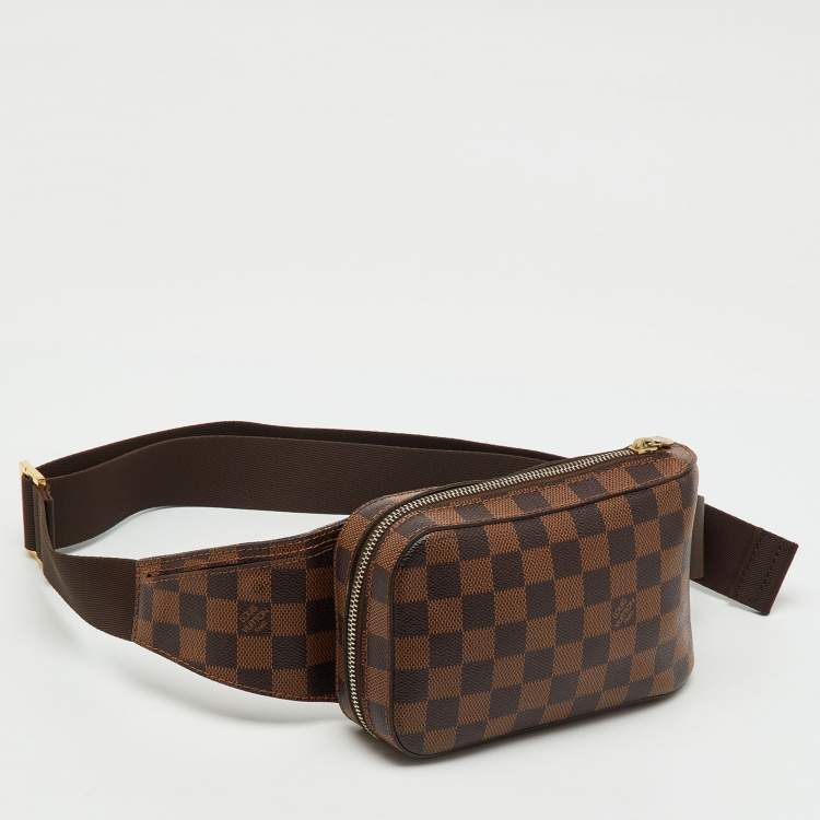 Pre Owned Louis Vuitton Damier Ebene Canvas Geronimos Belt Bag