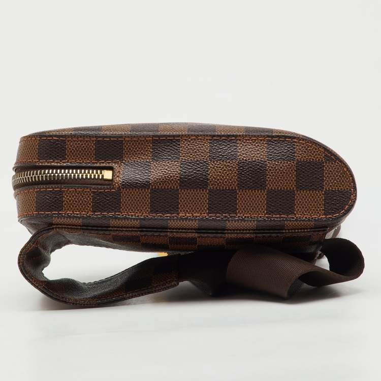 Pre Owned Louis Vuitton Damier Ebene Canvas Geronimos Belt Bag