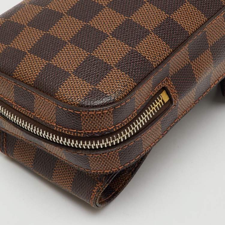 Pre Owned Louis Vuitton Damier Ebene Canvas Geronimos Belt Bag