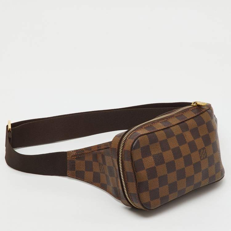 Pre Owned Louis Vuitton Damier Ebene Canvas Geronimos Belt Bag