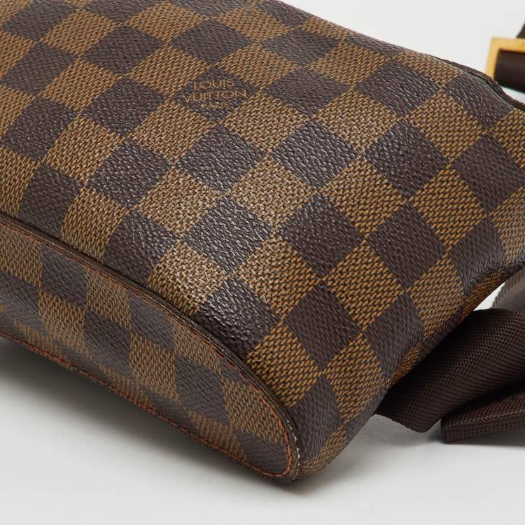 Pre Owned Louis Vuitton Damier Ebene Canvas Geronimos Belt Bag