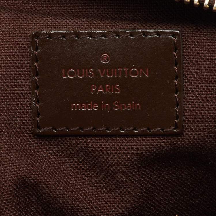 Pre Owned Louis Vuitton Damier Ebene Canvas Geronimos Belt Bag