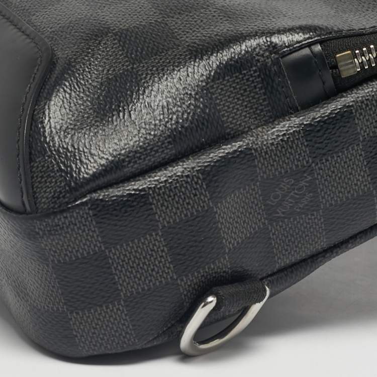 Pre Owned Louis Vuitton Damier Graphite Canvas Avenue Sling Bag