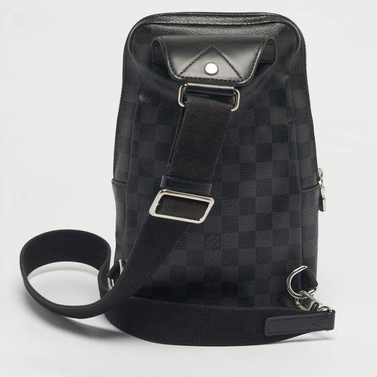 Pre Owned Louis Vuitton Damier Graphite Canvas Avenue Sling Bag