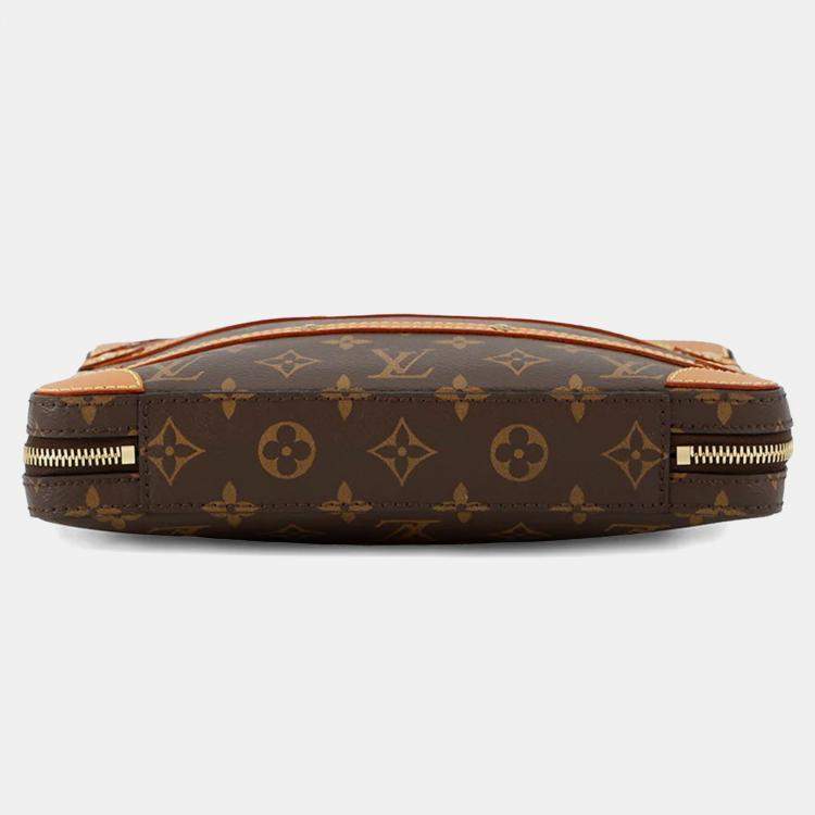 Pre Owned Louis Vuitton Soft Trunk / Messenger Brown Monogram Size PM