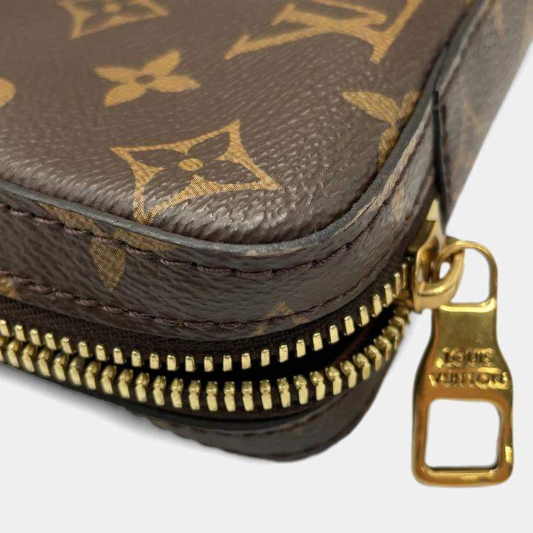 Pre Owned Louis Vuitton Soft Trunk / Messenger Brown Monogram Size PM