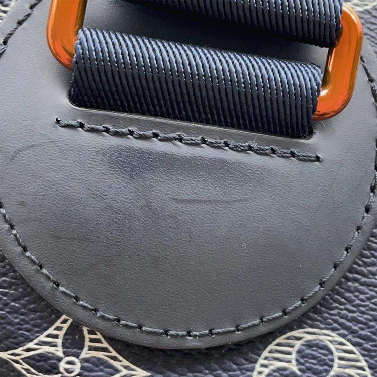 Pre Owned Louis Vuitton Speedy Bandouliere Navy Monogram Ink Size 40