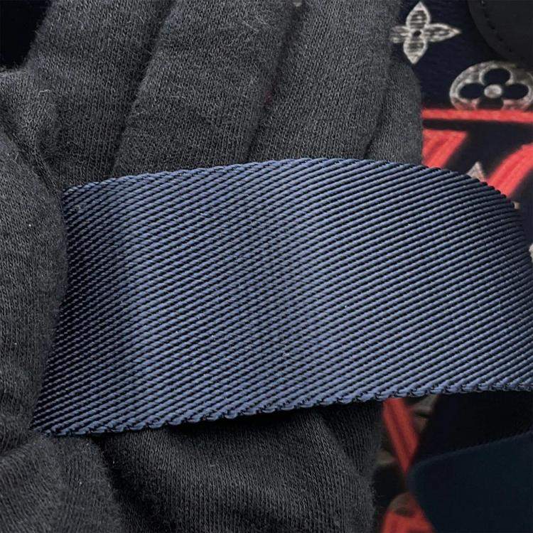 Pre Owned Louis Vuitton Speedy Bandouliere Navy Monogram Ink Size 40